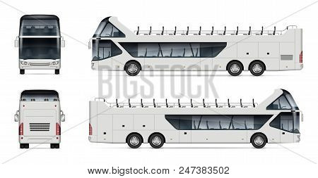 Download Open Tour Bus Vector Vector Photo Free Trial Bigstock