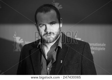 Moe Dunford poses at the 'Black 47' photo call during the 68th Berlinale International Film Festival Berlin at Grand Hyatt Hotel on February 16, 2018 in Berlin, Germany. 