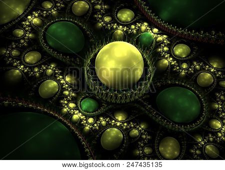 Fractal  Julian  Pearl Jewelry Background   - Fractal Art