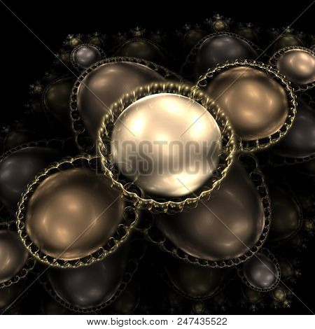Fractal  Julian  Pearl Jewelry Background   - Fractal Art