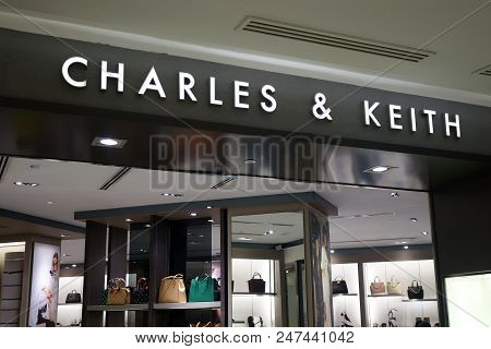 Singapore-june 17, 2018: Charles & Keith Store Outlet In Marina Square, Singapore. This Shop Was Fou