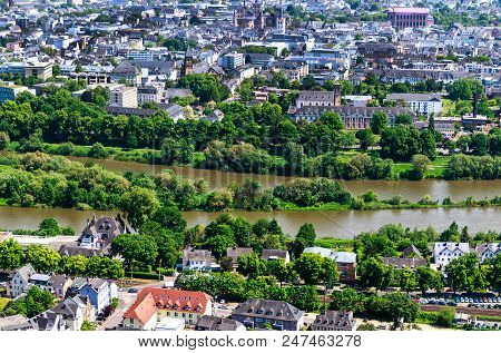 Panoramic View Of Trier, Germany- For Over A Century After Ad 286, Trier Was The Favoured Residence 