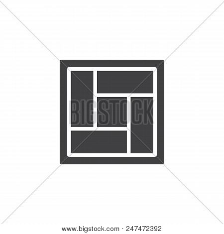 Tatami Mat Vector Icon. Filled Flat Sign For Mobile Concept And Web Design. Traditional Japanese Tat
