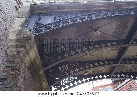 Detail - Bridge Of Lies (podul Minciunilor)  Sibiu, Transylvania, Romania