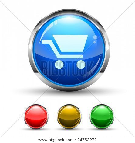 ซื้อรถเข็นคริสตัลเงาปุ่มสะท้อนแสงและแหวน Cromed สีที่ 4 รวม