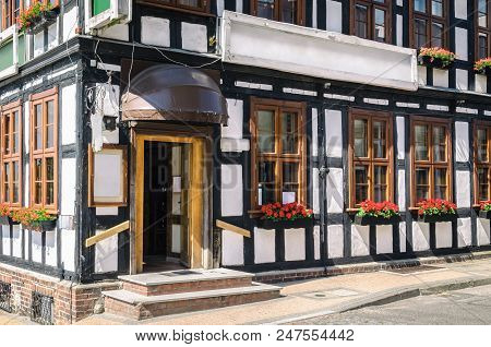 Old Building - A Street In The Center Of Kamien Pomorski