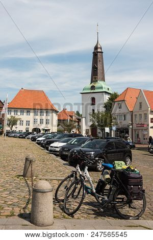 Jan 2013, Glueckstadt Germnay, Old Historic Church  On Marketplace