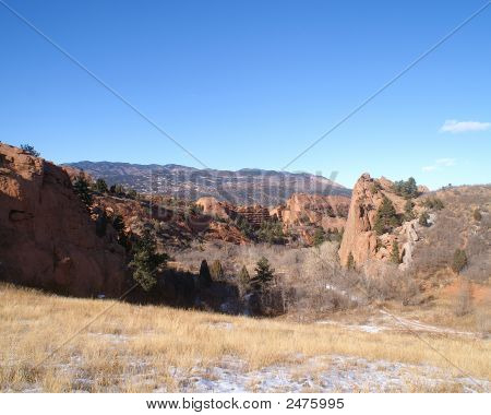 Colorado landskab Mountain View