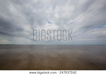 Summer Peipsi Lake Landscape
