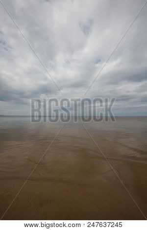 Summer Peipsi Lake Landscape