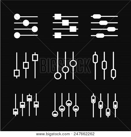 Controls Icon Vector, Command Control With Sound Waves