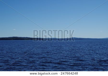 The Beautiful Lake Siljan In The Province Of Dalarna In Sweden