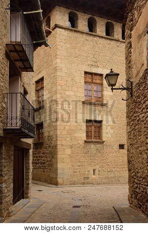Streets And Corners Of The Medieval Village Of Mirambel, Maestrazgo, Teruel Province, Aragon,spain