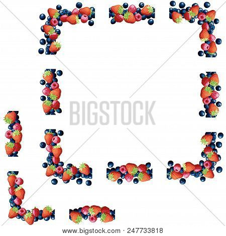 Not Classical Frame From Particles Of Bright Berries