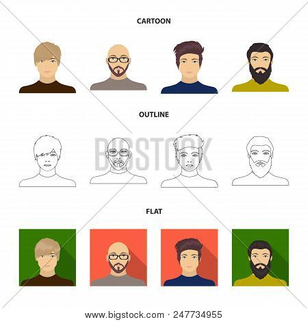 The Face Of A Bald Man With Glasses And A Beard, A Bearded Man, The Appearance Of A Guy With A Haird