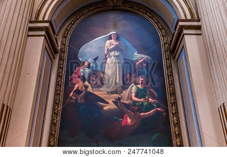 San Placido Church, Catania, Sicily, Italy