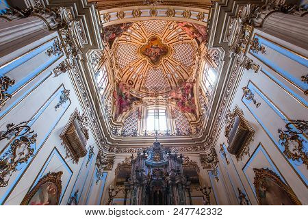 San Placido Church, Catania, Sicily, Italy