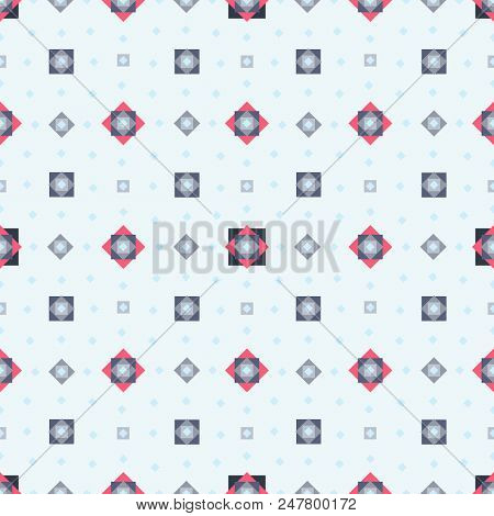 Abstract, Geometric Background. Vector Colourful Seamless Pattern