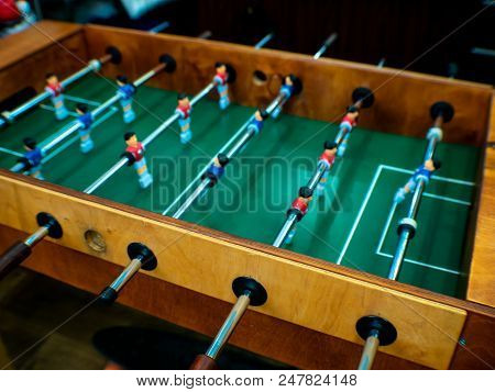 2018, Football, Blur Background, Table Football Game. Argentina, Belgium, Brazil, Columbia, Croatia,