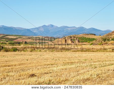 Autumn Countryside After Harvest - Najera, La Rioja, Spain