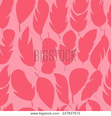 Tribal Feather Seamless Pattern Background Bird Nature Wing Element Vector Graphic Illustration Hand