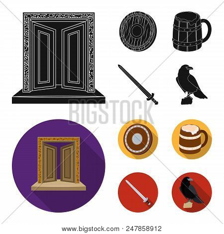 A Gate To The Treasure, A Shield For Protection, A Mug With A Bra, A Sword. Vikings Set Collection I