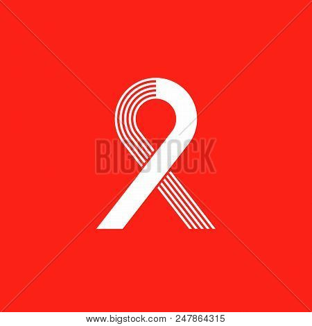 World Remembrance Day Of Aids Victims. Ribbon Aids Symbol. May 20 On Red Background. Vector Illustra