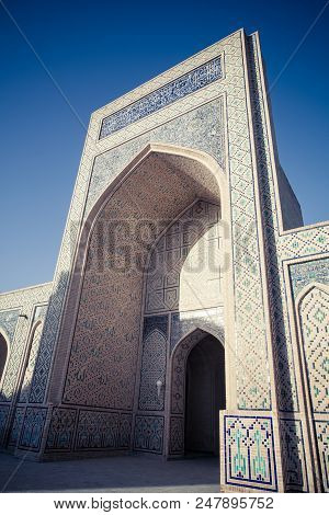 Image Of The Mir-i-arab Medressa In Bukhara, Uzbekistan.