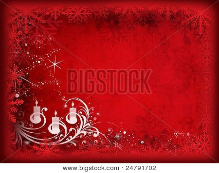 Fundo vermelho Natal
