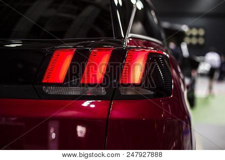Rear Stop Light Of Car Stock Photography