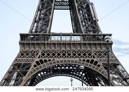 The Eiffel Tower In The City Paris, France