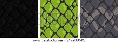 Vector Seamless With Different Snake's Skin