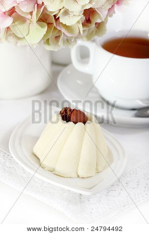 Kahve ile lezzetli Vanila pasta