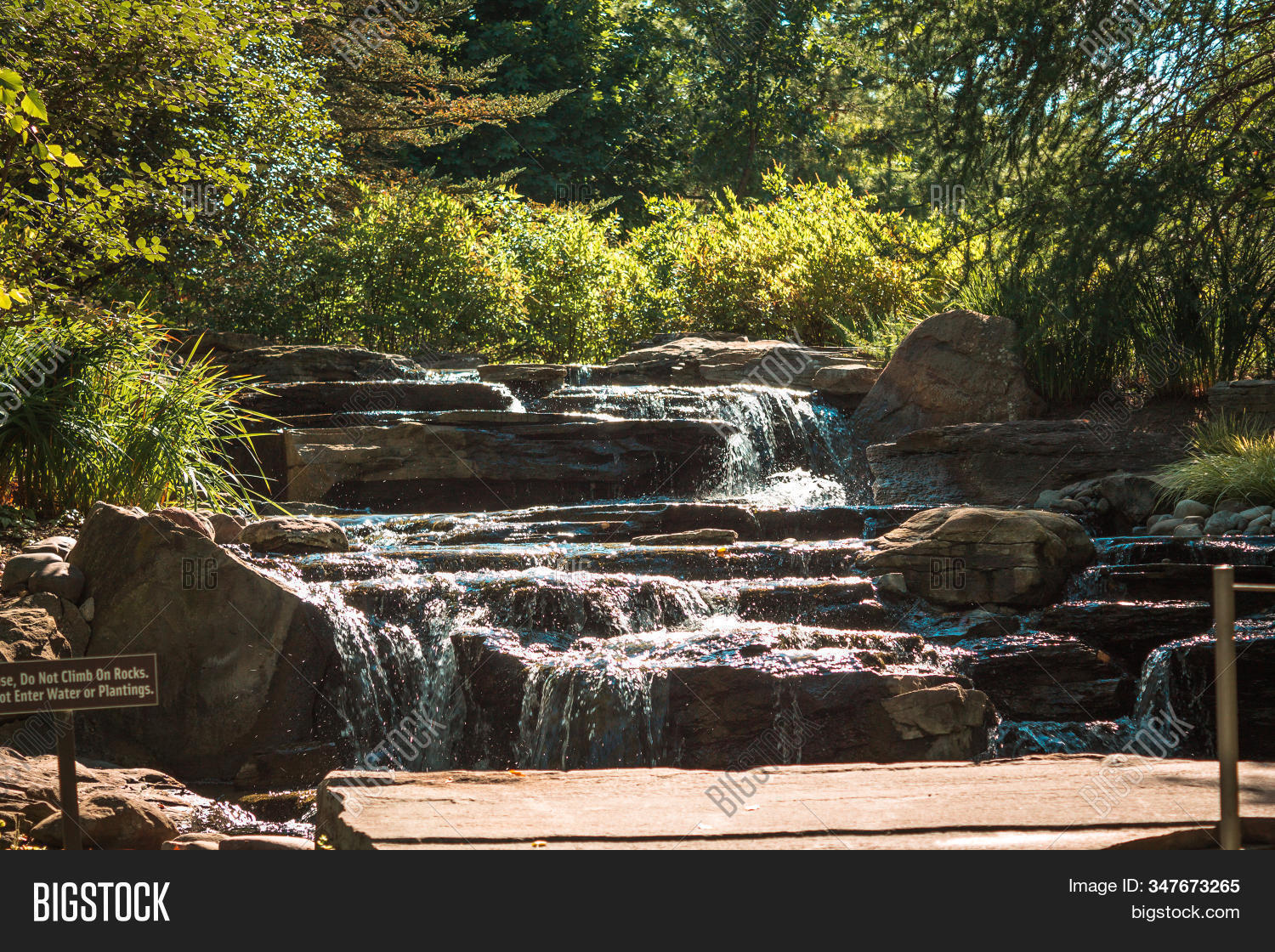 Waterfall Statue Image & Photo (Free Trial) Bigstock