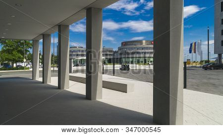 Wetzlar, Germany 06. July 2019: Company Building Of Leica Camera Ag, Leitz Park, Wetzlar, Hesse, Ger