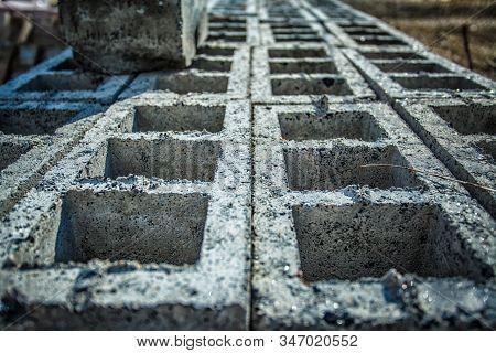 Cinder Block Close . Image & Photo (Free Trial) | Bigstock