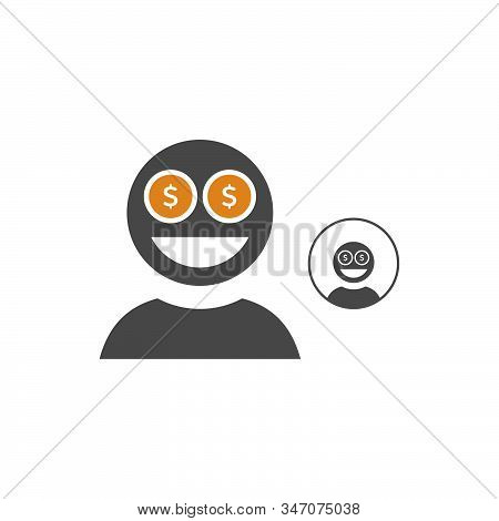 Mind Concept Graphic For Money-oriented.