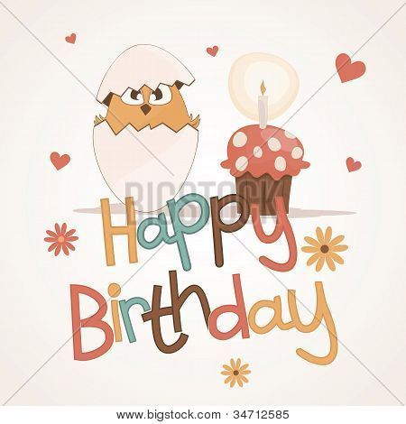Alles Gute zum Geburtstag hübsch Karte