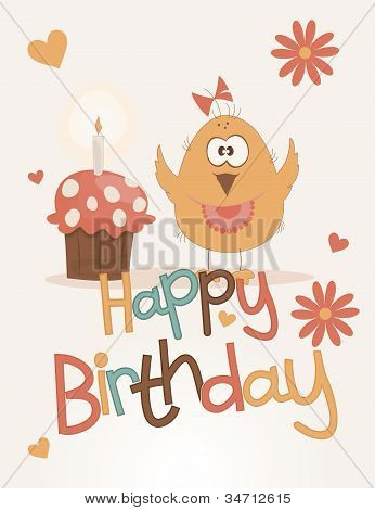 Alles Gute zum Geburtstag hübsch Karte.