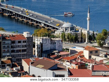 Sokollu Mehmet Pasa Mosque On The Banks Of The Golden Horn Built In 1578, Turkey.