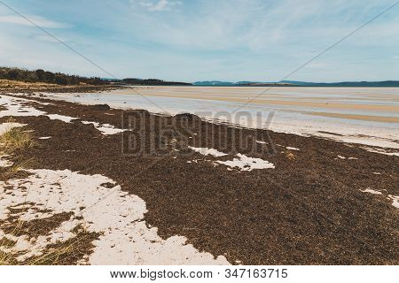 Landscape Of Dunalley Beach In The Tasman Peninsula In Tasmania