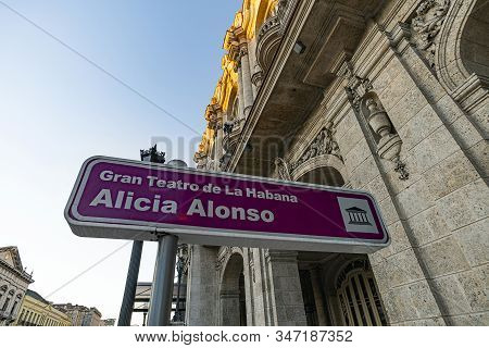 November 27, 2019, Havana, Cuba: Great Theather Of Havana Building. This Is The Permanent Headquarte