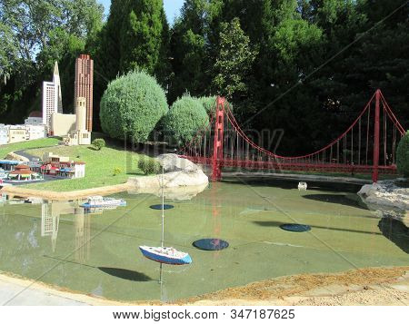 Winter Haven, Fl - Nov 26: Miniland Usa - California At Legoland Theme Park In Winter Haven, Florida