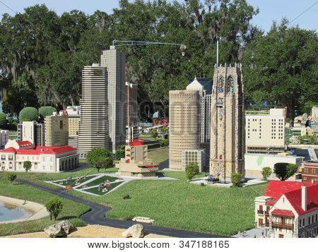 Winter Haven, Fl - Nov 26: Miniland Usa At Legoland Theme Park In Winter Haven, Florida, On Nov 26, 