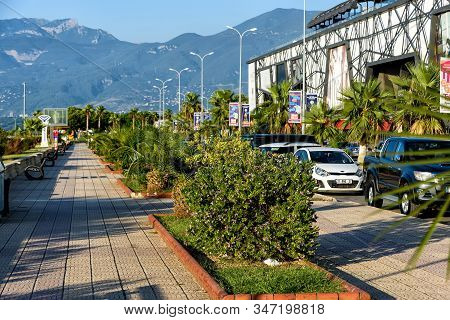 Turkey, Hatay - August 24, 2019: Beautiful View Of Iskenderun Seaside In Evening, Hatay, Turkey
