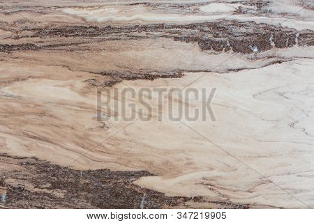 Vintage Brown Murble Stone Surface Close Up.