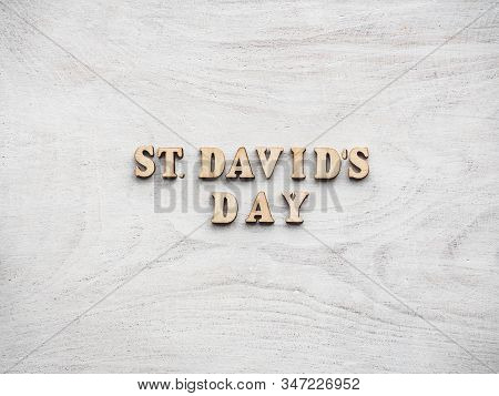 St. Davids Day Greeting Card. Close Up