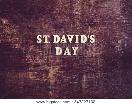 St. Davids Day Greeting Card. Close Up