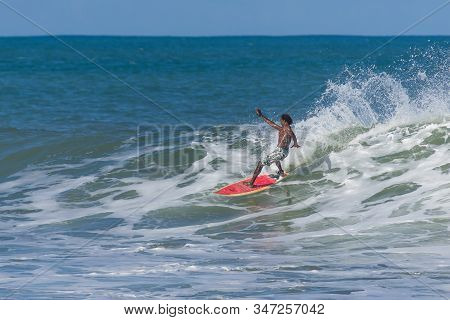 Arugam Bay / Sri Lanka - April 25 2015 Year: The Surfing At Arugam Bay, Sri Lanka Island