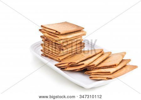 Kueh Kapit With Peanut And Butter, Popular Snack Among Malaysian